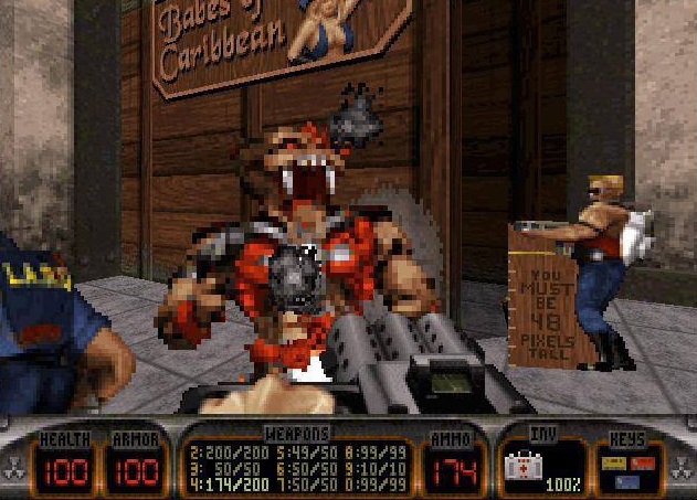 Duke Nukem 3D. Źródło: 3D Realms.