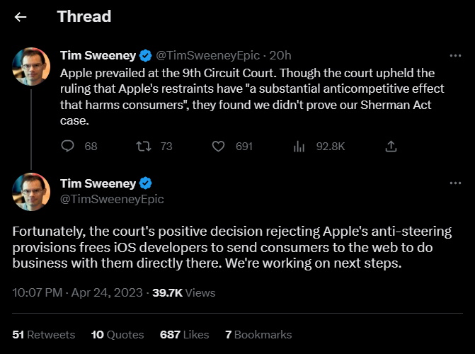 Apple wygrało w sądzie z Epic Games, co to oznacza dla graczy - ilustracja #1