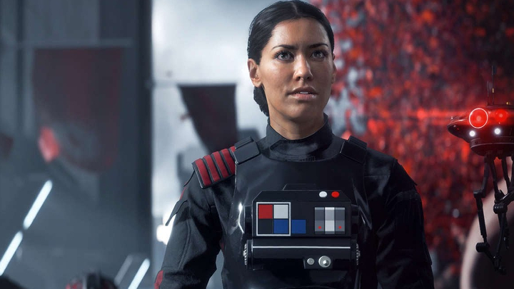Główną bohaterką gry jest Iden Versio – dowódczyni elitarnego imperialnego oddziału. - Powrót Imperatora na fabularnym zwiastunie Star Wars: Battlefront II - wiadomość - 2017-09-29