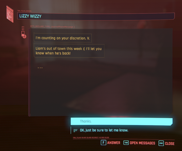 Jeśli otrzymacie tę wiadomość w Cyberpunku 2077, to nie czekajcie bezczynnie. Możecie przegapić questa - ilustracja #1