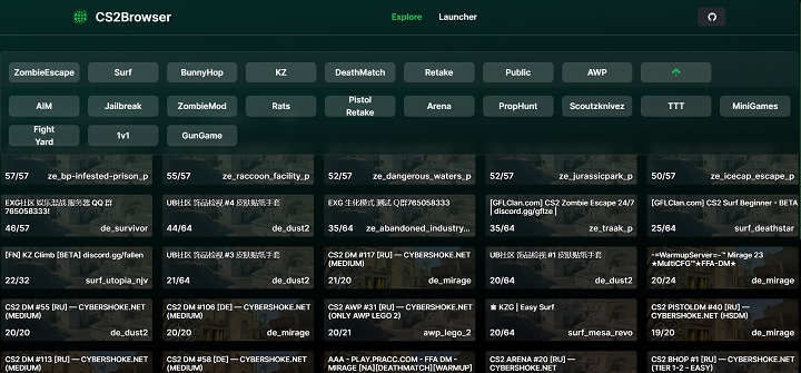 Wyszukiwarka serwerów w CS2 jest tak zła, że gracze w końcu stworzyli własną - ilustracja #1