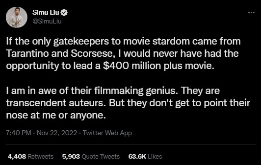 Quentin Tarantino kontynuuje krytykę „marvelizacji” Hollywood, a gwiazda Marvela odpowiada - ilustracja #1