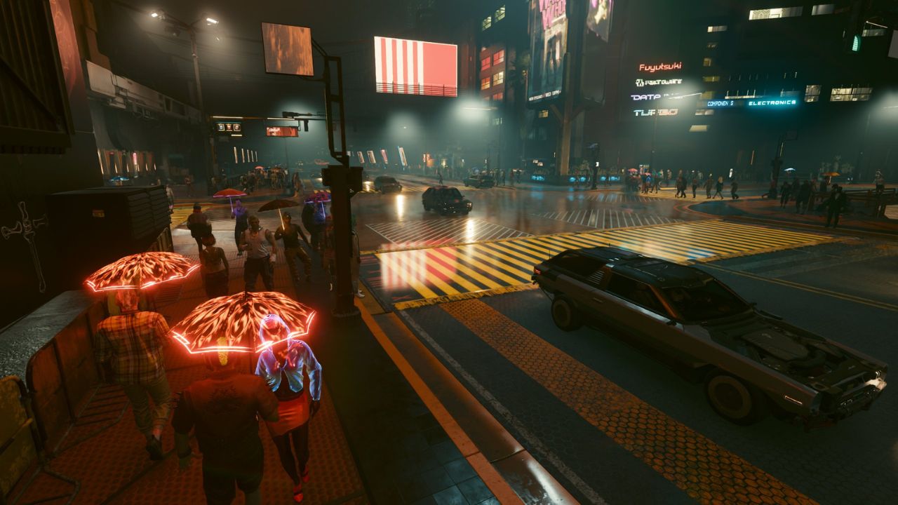 Night City wydaje się puste? Wypełnijcie je tłumami rodem z Blade Runnera - ilustracja #3