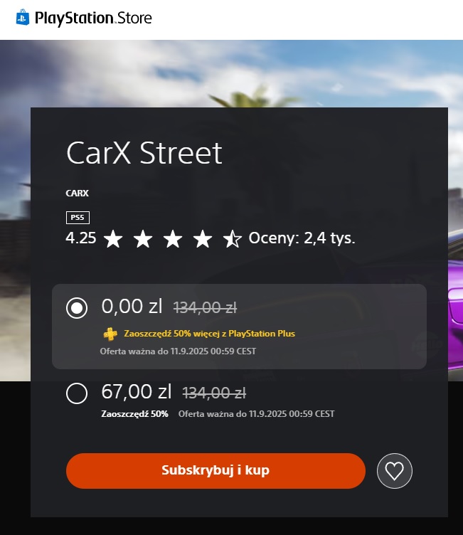 Źródło: PS Store.