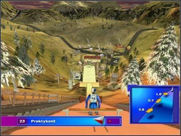 Skoki narciarskie 2004 na rozbiegu - ilustracja #2
