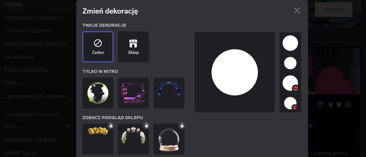 Discord otwiera sklep dla wszystkich użytkowników, w ofercie skórki i efekty do ozdoby profilu - ilustracja #1