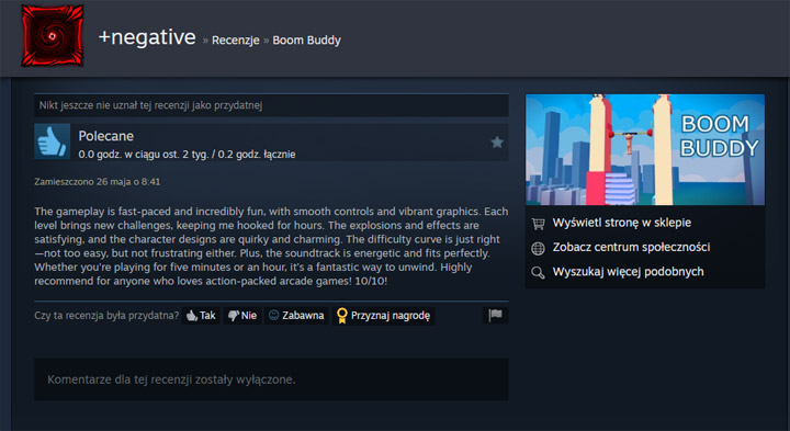 Źródło fot. Steam. - AI podbija Steama nie tylko grami. Eksperci wskazują na problem recenzji pisanych przez sztuczną inteligencję - wiadomość - 2025-07-24