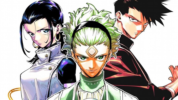 Główni bohaterowie JJK: Modulo: Yuka, Maru i Tsurugi | Jujutsu Kaisen Modulo, Gege Akutami i Yuji Iwasaki, Shueisha, 2025 - Sequel Jujutsu Kaisen lepszy od oryginału? Gege Akutami udowodnił, że zmiana podejścia do pracy mu służy - wiadomość - 2025-11-03