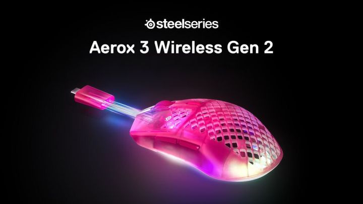 Źródło fot.: SteelSeries. - Myszka, której niestraszny kurz ani zachlapanie. SteelSeries Aerox 3 Wireless Gen 2 z sensorem 26K wchodzi do gry - wiadomość - 2026-04-30