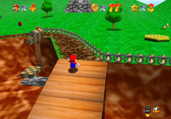 Super Mario 64. Źródło: Ninbanyan / YouTube. - Super Mario 64 to jedna z perełek konsoli Nintendo 64. Ta gra pokazała, jak powinny wyglądać platformówki 3D - wiadomość - 2025-04-25