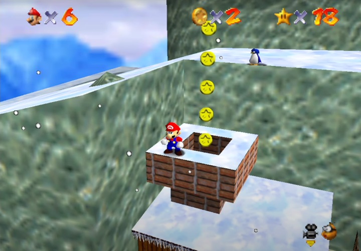 Super Mario 64. Źródło: Ninbanyan / YouTube. - Super Mario 64 to jedna z perełek konsoli Nintendo 64. Ta gra pokazała, jak powinny wyglądać platformówki 3D - wiadomość - 2025-04-25
