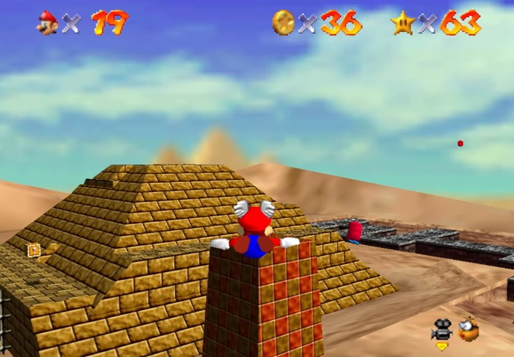 Super Mario 64. Źródło: Ninbanyan / YouTube. - Super Mario 64 to jedna z perełek konsoli Nintendo 64. Ta gra pokazała, jak powinny wyglądać platformówki 3D - wiadomość - 2025-04-25