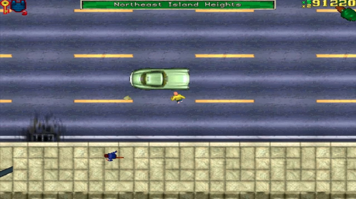 Grand Theft Auto. Źródło: iPhantom3D / YouTube. - Skromne początki giganta branży gier wideo. W pierwszym GTA stal dopiero zaczynała się hartować - wiadomość - 2026-10-23