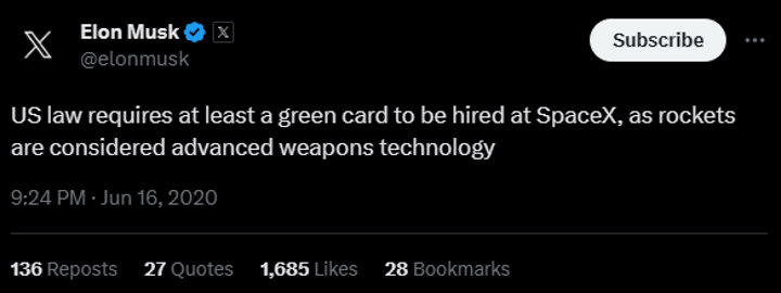 SpaceX pozwane przez Departament Stanu; kłopoty firmy Elona Muska - ilustracja #1