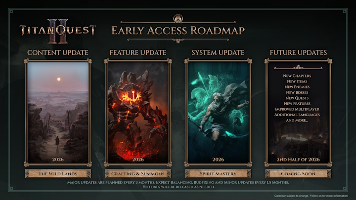 Źródło: THQ Nordic. - Titan Quest 2 nie zwalnia tempa. RPG akcji rywalizujące z Diablo 4 i PoE 2 ulepszy trzy fundamenty i na tym nie poprzestanie, bo twórcy obiecują niespodzianki - wiadomość - 2026-03-05