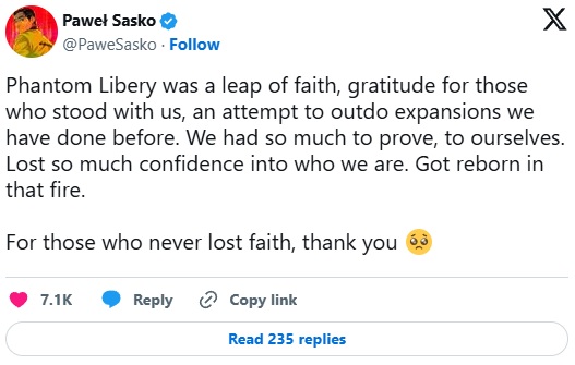 Źródło: X, Paweł Sasko.