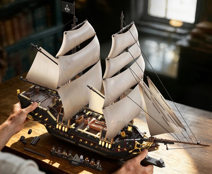 Źródło: WISEBLOCK - Assassin's Creed Black Flag otrzymał oficjalne zestawy klocków. Zbudujecie chociażby okręt Edwarda i hawańską przystań - wiadomość - 2026-08-06