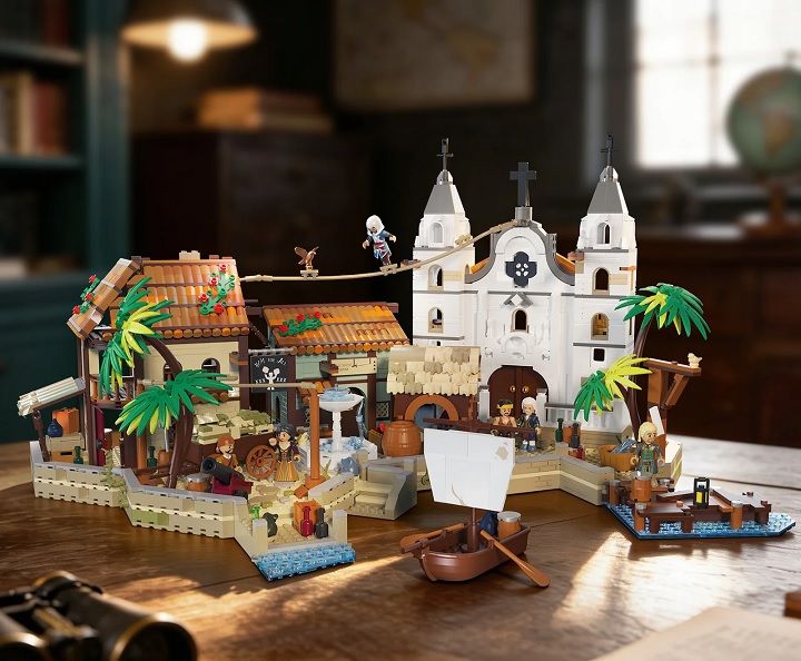 Źródło: WISEBLOCK - Assassin's Creed Black Flag otrzymał oficjalne zestawy klocków. Zbudujecie chociażby okręt Edwarda i hawańską przystań - wiadomość - 2026-08-06