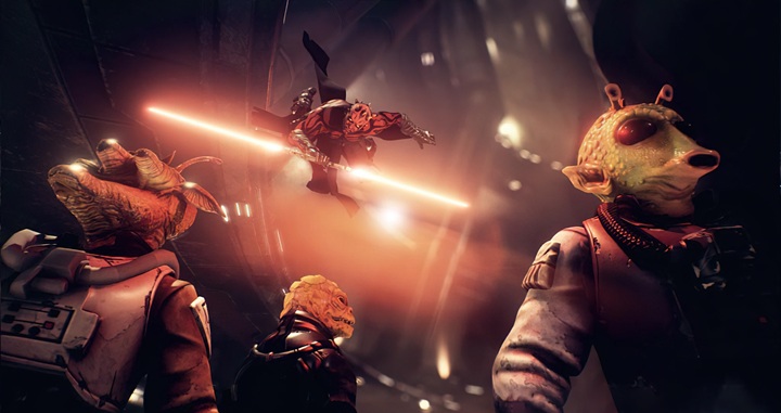 Wizja gry na Unreal Engine 4. Źródło: starwars.fandom.com. - Gwiezdne wojny w stylu Batman: Arkham. W Battle of the Sith Lords sialibyśmy strach w sercach wrogów - wiadomość - 2025-04-27