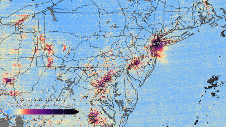 NASA pokazuje pierwsze zdjęcia zanieczyszczenia powietrza w ramach misji TEMPO - ilustracja #1