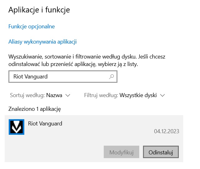 Jak odinstalować Valorant i Riot Vanguard? - ilustracja #4