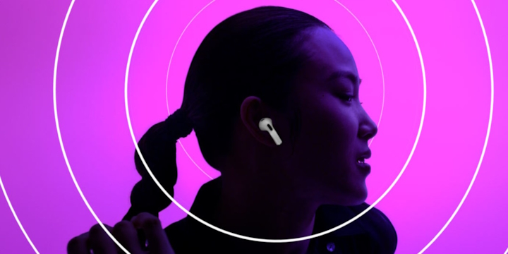 Źródło: Apple, grafika promocyjna. - AirPods 3 w fenomenalnej promocji. Słuchawki Apple w niskiej cenie na Allegro Days - wiadomość - 2024-02-05