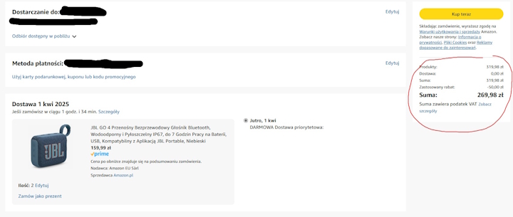 Źródło: własne - „JBL znów imponuje!”. Ten głośnik może być hitem wiosny 2025 - ma tak wysokie oceny, że aż przecieram oczy ze zdumienia - wiadomość - 2025-03-31