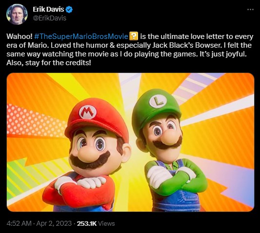 Film Super Mario Bros. jest listem miłosnym do gier według pierwszych opinii - ilustracja #1