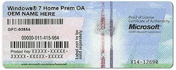 Tak może prezentować się naklejka z kluczem systemu Windows. Źródło: freeCodeCamp.