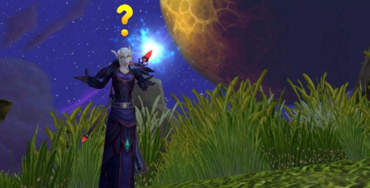 Pytajnik w WoW-ie. Źródło: Blizzard. - WoW zrewolucjonizował gatunek MMO także czerpiąc z Metal Gear Solid. Bez gry Hideo Kojimy, dzieło Blizzarda mogło być trudniejsze - wiadomość - 2024-12-02