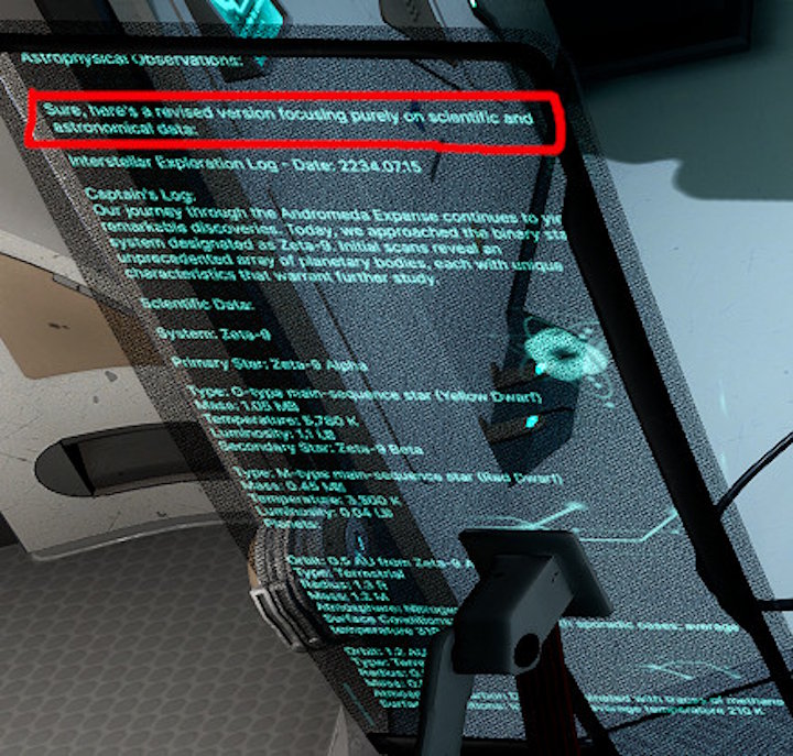 Źródło: Bluesky - Gracze krytykują The Alters. W grze można znaleźć ślady użycia AI, choć na Steamie nie ma o tym wzmianki [Aktualizacja: odpowiedź 11 bit studios] - wiadomość - 2025-07-01