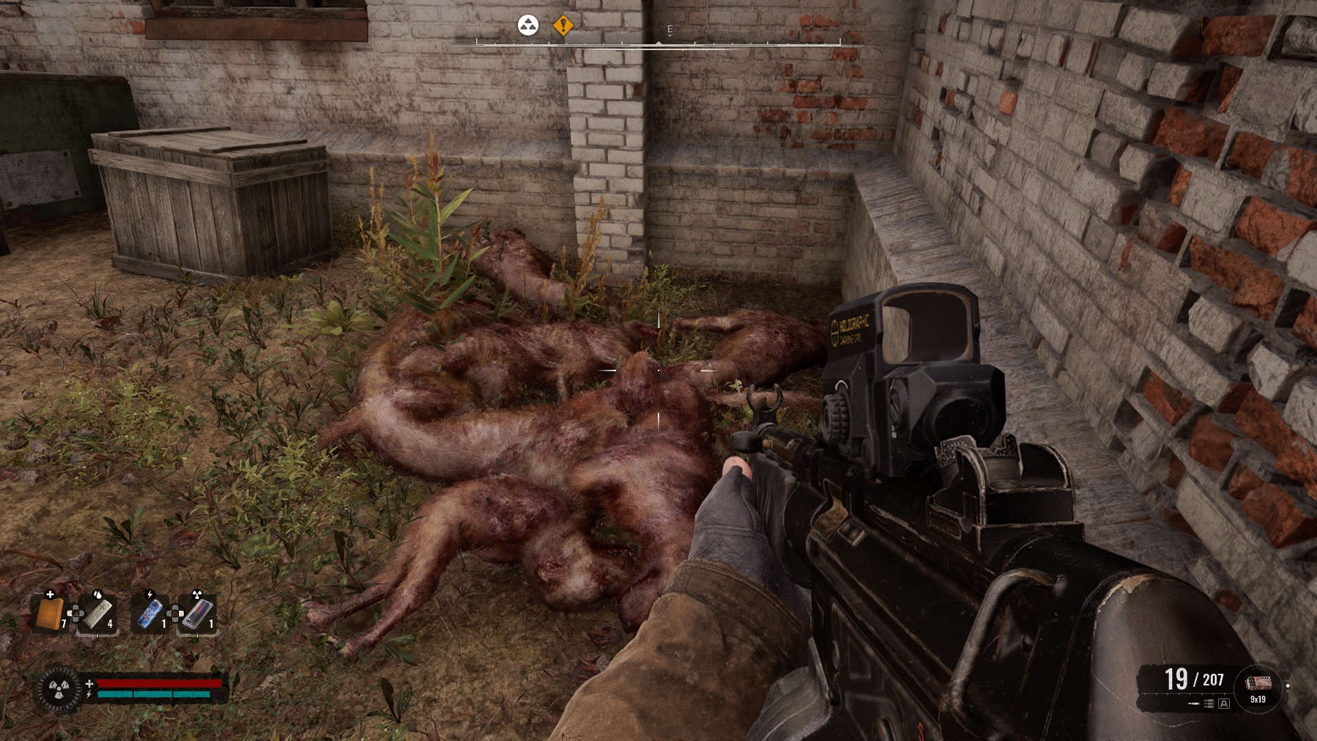 W wąskich przestrzeniach bieganie w kółko bywa zdradliwą taktyką dla psów. Źródło: własne. - Trudna miłość i czara goryczy - STALKER 2 zmienił moje spojrzenie na gry wideo - wiadomość - 2024-12-31