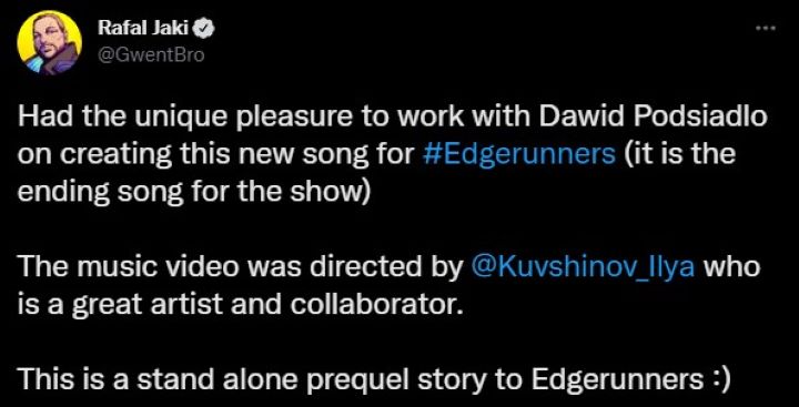 Dawid Podsiadło nagrał motyw do Cyberpunk: Edgerunners; posłuchajcie utworu - ilustracja #1
