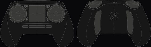 Rozłożenie przycisków w kontrolerze Steam. - Kontroler Steam okiem twórców gier - wiadomość - 2013-09-28