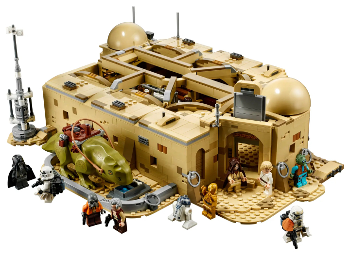 Źródło: LEGO, materiały promocyjne - Ten zestaw LEGO odtwarza najbardziej szemraną mordownię w odległej galaktyce. Model Kantyny Mos Eisley wkrótce zostanie wycofany i to ostatnia szansa na zakup w tak dobrej cenie - wiadomość - 2024-11-15