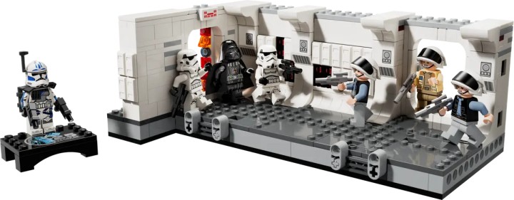 Źródło: LEGO; materiały promocyjne - Amazon z hitem dla fanów Star Wars. Wejście Vadera na Tantive IV od LEGO prawie 30% taniej - wiadomość - 2025-04-30