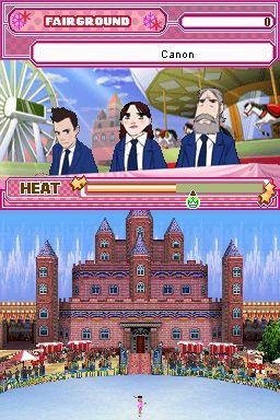 Jazda figurowa na lodzie na ekranie konsoli NDS - ilustracja #4