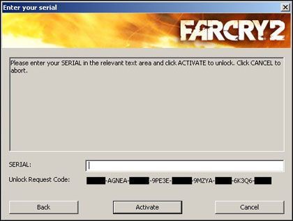 Co zrobić jeżeli nie można aktywować Far Cry'a 2? - ilustracja #2