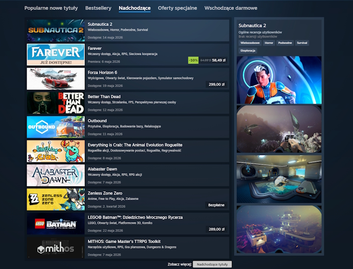 Źródło: własne. - Steam oficjalnie potwierdza wielkie obawy graczy. Ta zmiana jest „znacząca i zamierzona”, a jeśli wejdzie w życie, masa gier zostanie zepchnięta na margines - wiadomość - 2026-05-06