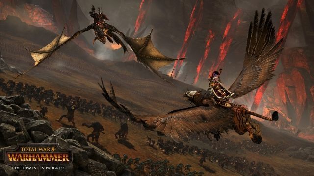 Walki powietrzne to jedna z wielu nowości, jakie wprowadzi nowa odsłona Total War. - Total War: Warhammer – pierwsze screeny z wersji pre-alpha - wiadomość - 2015-06-05
