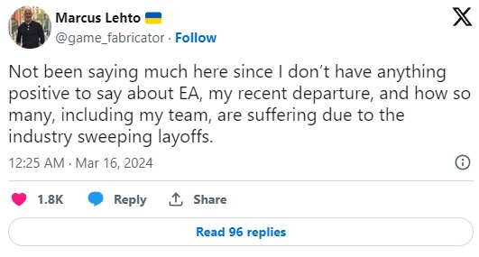 Źródło: X/Marcus Letho.