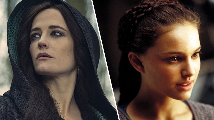 Eva Green i Natalie Portman | Trzej Muszkieterowie: Milady, Martin Bourboulon, Pathe, 2023 / Gwiezdne wojny: część I – Mroczne widmo, George Lucas, Lucasfilm Ltd., 1999 - Andrzej Sapkowski widziałby te aktorki w rolach Yennefer i Ciri. Obsadzenie ich w serialu Wiedźmin byłoby niemożliwe - wiadomość - 2025-10-02