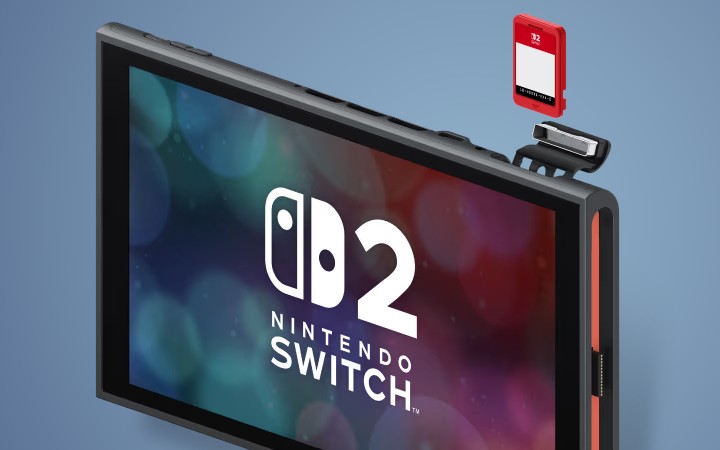 Karta z kluczem także będzie wpinana do konsoli, nie będzie jednak zawierać pełnej zawartości gry. Źródło: Nintendo - Niektóre kartridże Switcha 2 nie będą zawierać gier, a jedynie klucz uprawniający do pobrania - wiadomość - 2025-04-03