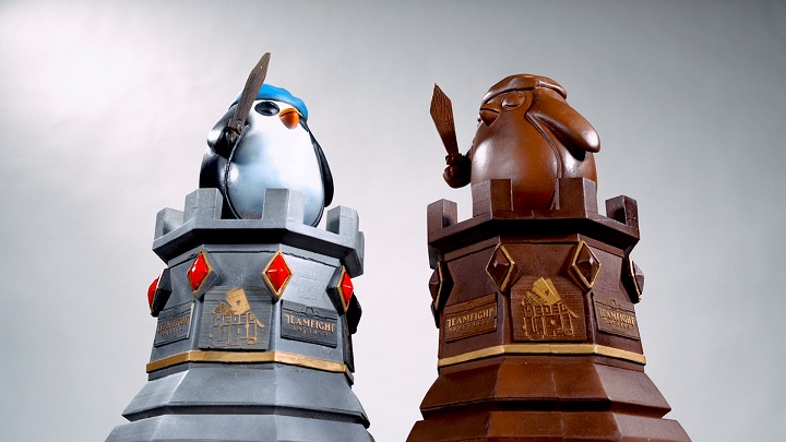 Czekoladowa statuetka Ptasiego Rycerza Pingu z Teamfight Tactics trafi do zwycięzcy jutrzejszego finału. - 8 tys. złotych i czekoladowa statuetka dla zwycięzcy - finał Teamfight Tactics CUP by Wedel Up! - wiadomość - 2019-12-20