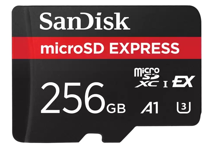 Karta microSD Express firmy SanDisk. Źródło: SanDisk. - Wszystko o Nintendo Switch 2 - premiera, specyfikacja, cena. Na bieżąco aktualizowane informacje - wiadomość - 2025-06-06