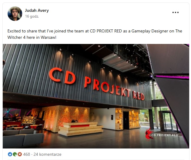 Źródło: Judah Avery / LinkedIn.