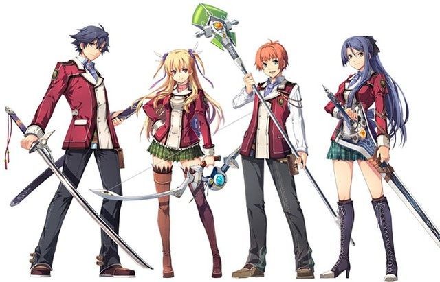 Główni bohaterowie The Legend of Heroes: Trials In The Flash. - Falcom zapowiedział jRPG-a The Legend of Heroes: Trials In The Flash na PlayStation 3 i PlayStation Vita  - wiadomość - 2012-12-15