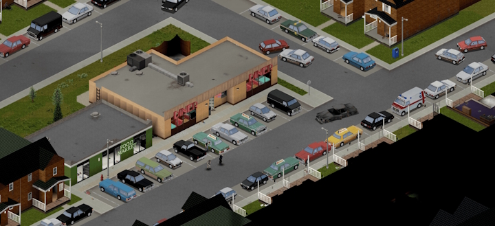 Źródło: Steam / Gamestamechanic. - Widok, który miliony ludzi mają na co dzień za oknem, popularny postapokaliptyczny survival uczynił dużo bardziej realistycznym. Oferuje go malutki mod do Project Zomboid - wiadomość - 2025-07-12