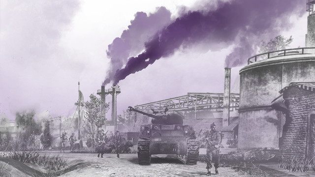 Fragment zdjęcia z wojskami Wielkiej Brytanii. - Brytyjska armia w kolejnym dodatku do Company of Heroes 2? - wiadomość - 2015-07-03