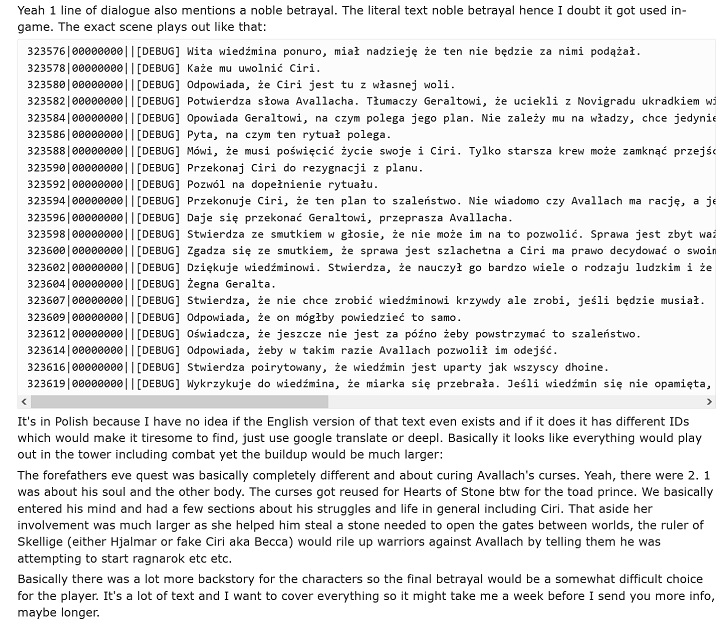 Źródło: Elin Ratzingler - Wiedźmin 3 miał mieć całkowicie inne zakończenie z Avallac'hem w roli finałowego bossa? Fanka przeanalizowała liczne wycieki i doszedł do ciekawych wniosków - wiadomość - 2024-12-07